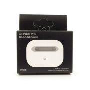 Ультратонкий силіконовий чохол для навушників AirPods Pro REMAX White(зас.тов.)