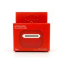 Ультратонкий силіконовий чохол для навушників AirPods Pro REMAX Red(зас.тов.)