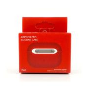 Ультратонкий силіконовий чохол для навушників AirPods Pro REMAX Red(зас.тов.)