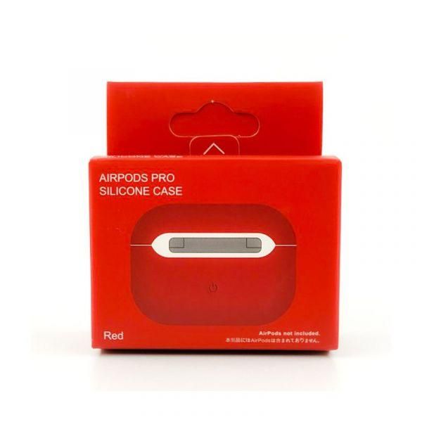 Ультратонкий силіконовий чохол для навушників AirPods Pro REMAX Red(зас.тов.)