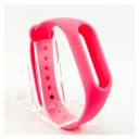 Силіконовий ремінець браслет для Mi Band 2 Pink(зас.тов.)