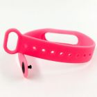 Силіконовий ремінець браслет для Mi Band 2 Pink(зас.тов.)