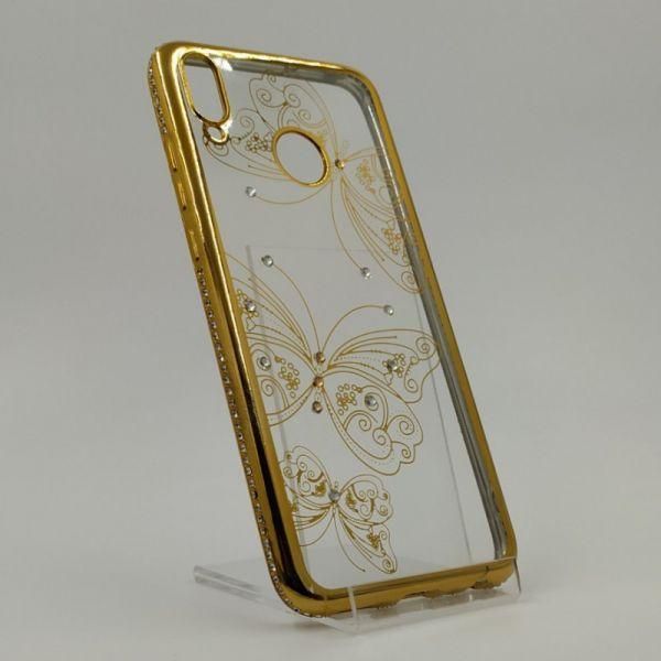 Силіконовий чохол Kings Bar зі стразами Honor 8X Butterfly(зас.тов.)