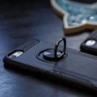 Чохол HONOR Premium з кільцем iPhone 7/8 Black(зас.тов.)