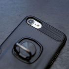 Чохол HONOR Premium з кільцем iPhone 7/8 Black(зас.тов.)