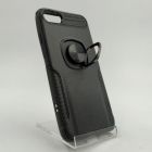 Чохол HONOR Premium з кільцем iPhone 7/8 Black(зас.тов.)