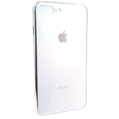 Чохол  Glass Case iPhone 7 Plus White (Білий)(зас.тов.)