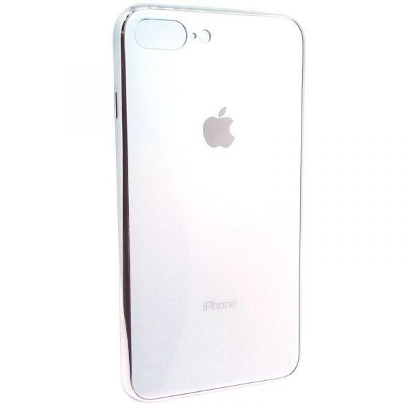 Чохол  Glass Case iPhone 7 Plus White (Білий)(зас.тов.)