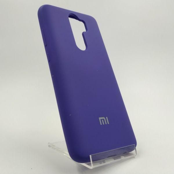 Матовий чохол Silicone Case Xiaomi Note 8 Pro Purple(зас.тов.)