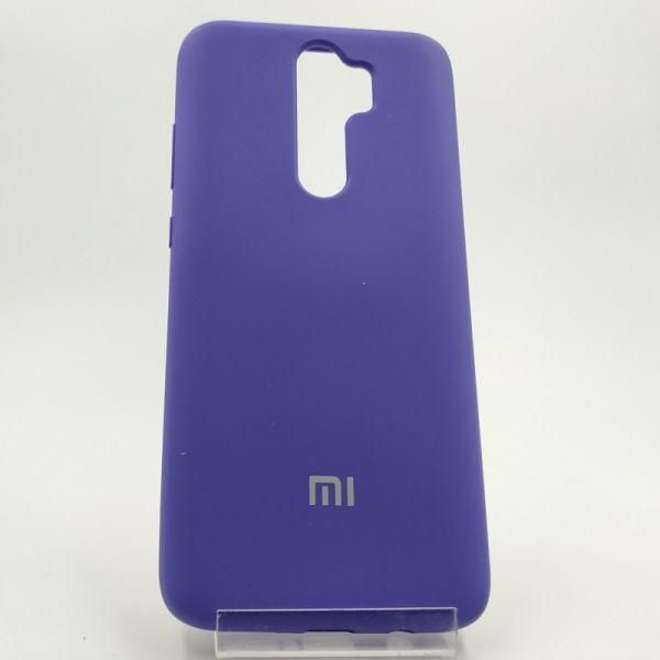 Матовий чохол Silicone Case Xiaomi Note 8 Pro Purple(зас.тов.)