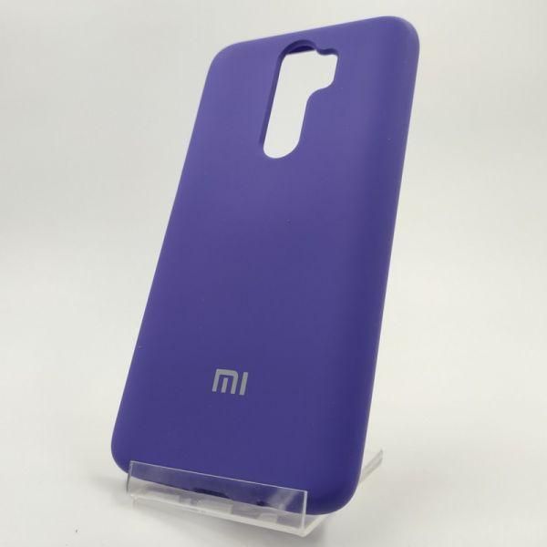 Матовий чохол Silicone Case Xiaomi Note 8 Pro Purple(зас.тов.)