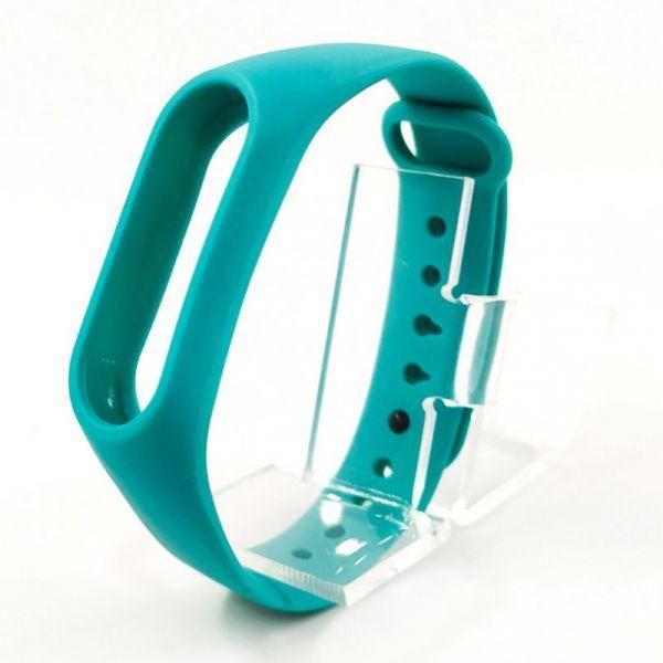 Силіконовий ремінець браслет для Mi Band 2 Green(зас.тов.)
