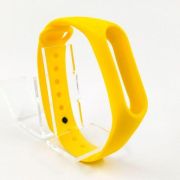 Силіконовий ремінець браслет для Mi Band 2 Yellow(зас.тов.)