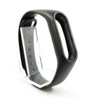 Силіконовий ремінець браслет для Mi Band 2 Black(зас.тов.)