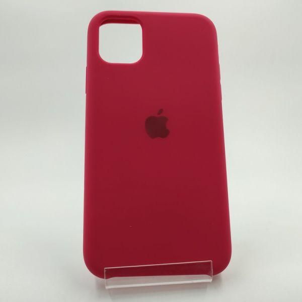 Чохол Silicone Case для iPhone 11 Rose red(зас.тов.)