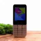 Кнопковий мобільний телефон у металевому корпусі Nokia C5-00 (2021) Gold