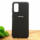 Чохол Silicone Case для для Samsung S20 Black(зас.тов.)