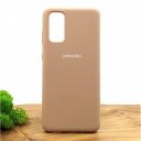 Чохол Silicone Case для Samsung S20 Matte Pink(зас.тов.)