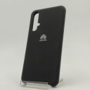 Матовий чохол Silicone Case Huawei Honor 20 Black(зас.тов.)