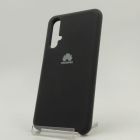 Матовий чохол Silicone Case Huawei Honor 20 Black(зас.тов.)