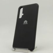 Матовий чохол Silicone Case Huawei Honor 20 Black(зас.тов.)