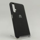 Матовий чохол Silicone Case Huawei Honor 20 Black(зас.тов.)