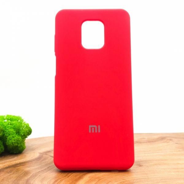Чохол Silicone Case для Xiaomi Redmi Note9s/Pro Red(зас.тов.)