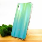 Скляний чохол Gradient case Xiaomi Redmi 9a aquamarine(зас.тов.)