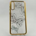 Силіконовий чохол Kings Bar зі стразами Samsung A50/A30s Butterfly(зас.тов.)