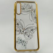 Силіконовий чохол Kings Bar зі стразами Samsung A50/A30s Butterfly(зас.тов.)