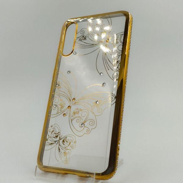 Силіконовий чохол Kings Bar зі стразами Samsung A50/A30s Butterfly(зас.тов.)