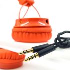 Накладні навушники з мікрофоном NIA A1 Orange(зас.тов.)