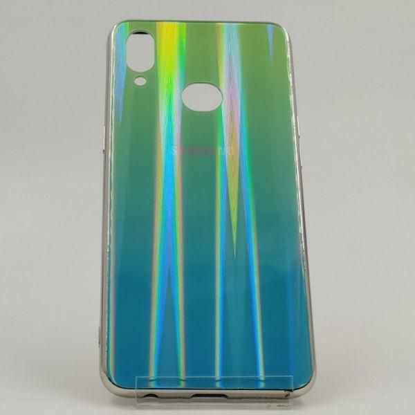 Скляний чохол Gradient case Samsung A10S aquamarine(зас.тов.)
