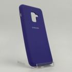 Матовий чохол Silicone Case Samsung A40 Black(зас.тов.)