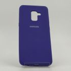 Матовий чохол Silicone Case Samsung A40 Black(зас.тов.)