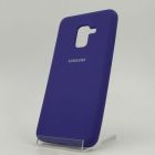 Матовий чохол Silicone Case Samsung A40 Black(зас.тов.)