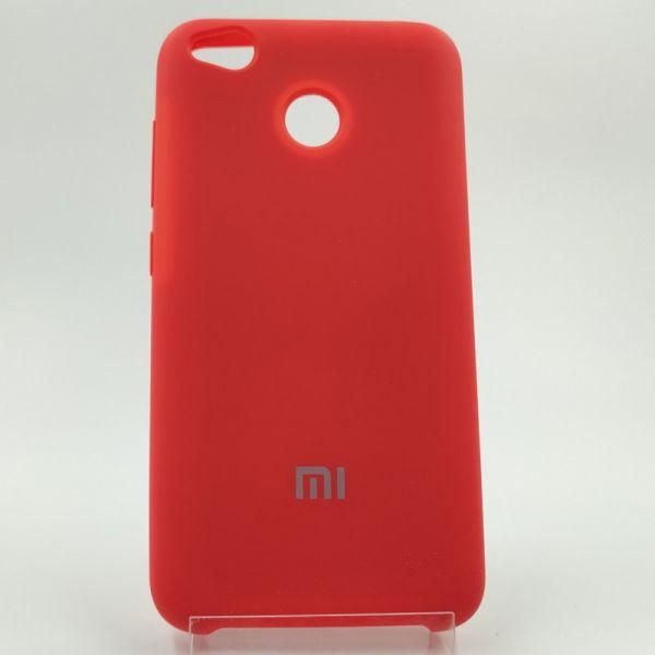 Чохол Silicone Case для Xiaomi Redmi 4X Red (Червоний)(зас.тов.)