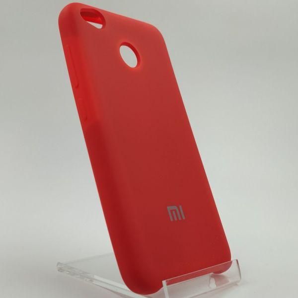 Чохол Silicone Case для Xiaomi Redmi 4X Red (Червоний)(зас.тов.)
