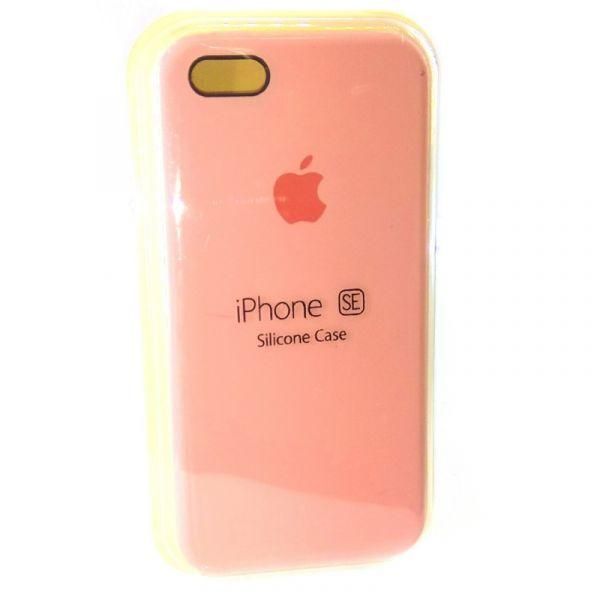 Чохол Silicone Case для iPhone 5G/5S/5SE Pink (Рожевий)(зас.тов.)