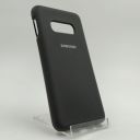 Матовий чохол Silicone Case Samsung S10E Black(зас.тов.)