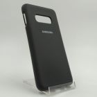 Матовий чохол Silicone Case Samsung S10E Black(зас.тов.)