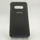 Матовий чохол Silicone Case Samsung S10E Black(зас.тов.)