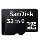 Картка пам'яті microSD SanDisk 32 Gb 10 Class(зас.тов.)