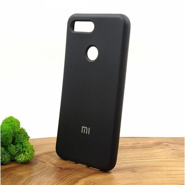 Матовий чохол Silicone Case Xiaomi Mi8 Lite Black