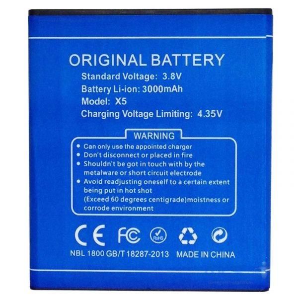 Акумуляторна батарея для Doogee X5 3000 mAh(зас.тов.)