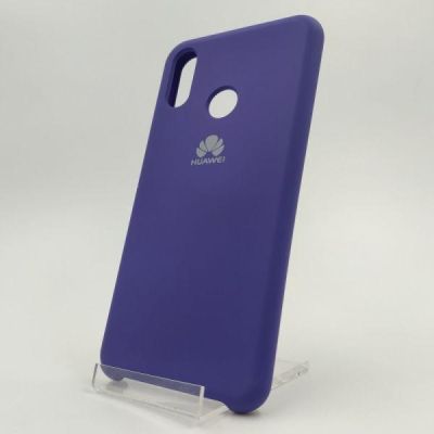 Матовий чохол Silicone Case Huawei P Smart+ Purple