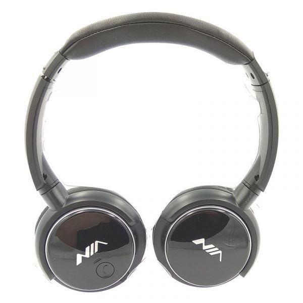 Навушники Nia Q1 Bluetooth + Mp3 плеєр + Fm Black (Чорний)