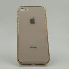 Скляний чохол Glass Case для iPhone 7 Gold(зас.тов.)