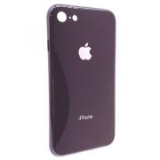 Чохол  Glass Case iPhone 7 Black (Чорний)(зас.тов.)