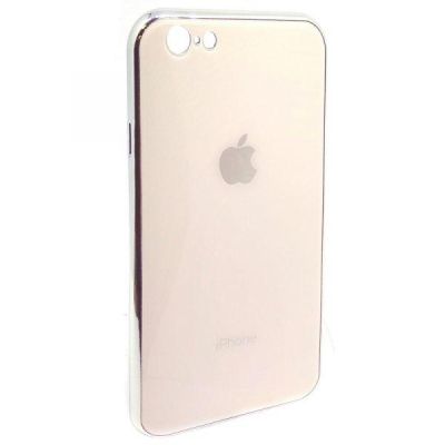 Чохол  Glass Case iPhone 6G/6S Gold (Золотий)(зас.тов.)